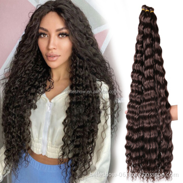 Hot sell Hair 30Inch 100G  synthetic deep wave twist hair extension wavy deep curly braids